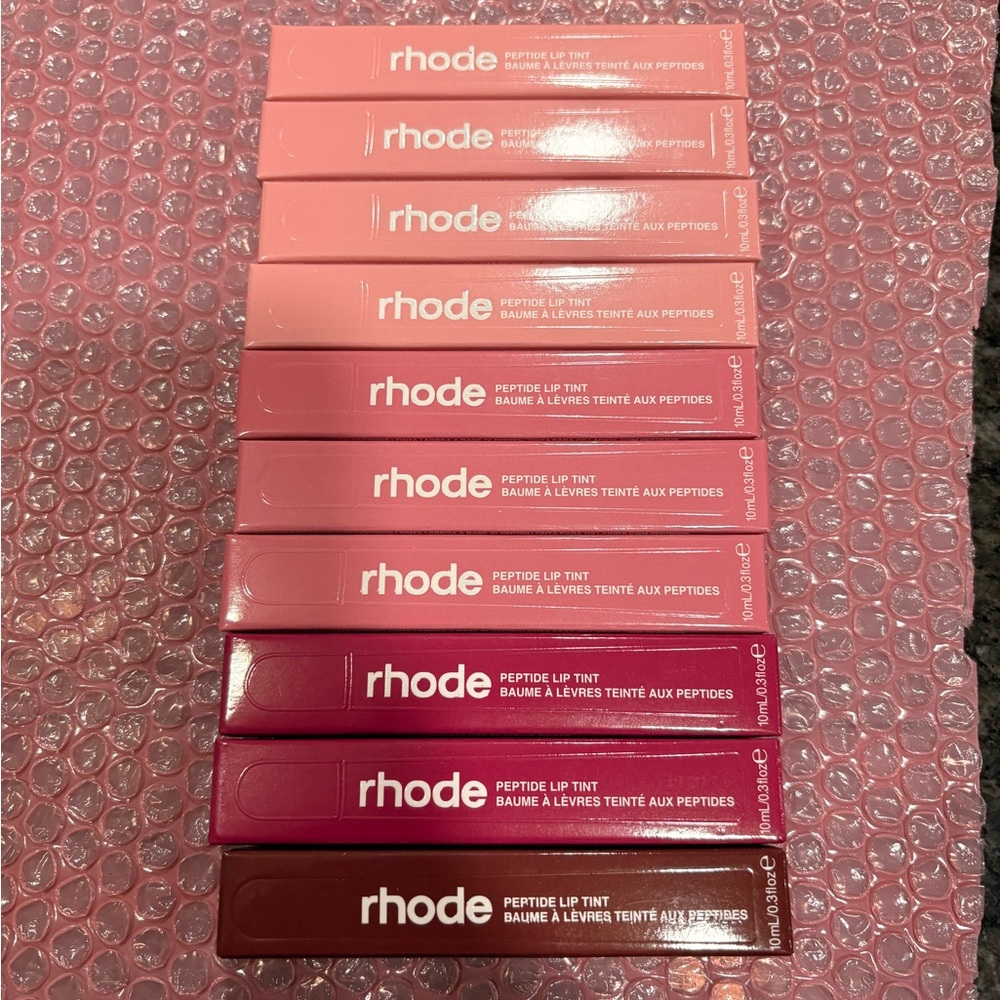 RHODE Peptide Lip Tint Collection - Pink and Red Hues